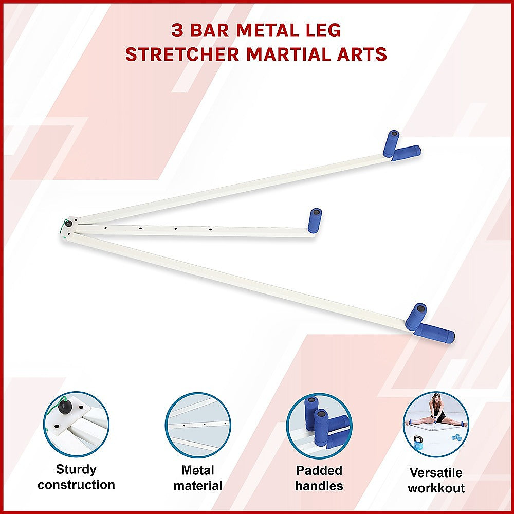 3 Bar Metal Leg Stretcher Martial Arts-NT_Metro