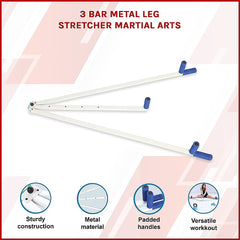 3 Bar Metal Leg Stretcher Martial Arts-SA_Metro