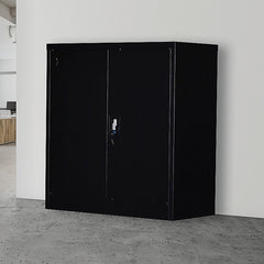 Two-Door Shelf Office Gym Filing Storage Locker Cabinet Safe-NT_Metro