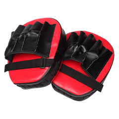 2 x Thai Boxing Punch Focus Gloves Kit Training Red & Black-QLD_Metro