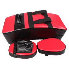 Kicking Boxing Sparring Shield & Punching Pad Mitts Combo-TAS_Metro