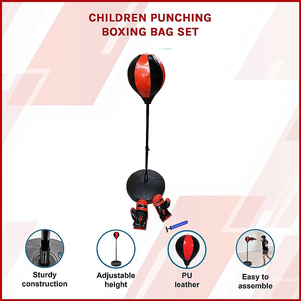 Children Punching Boxing Bag Set-ACT