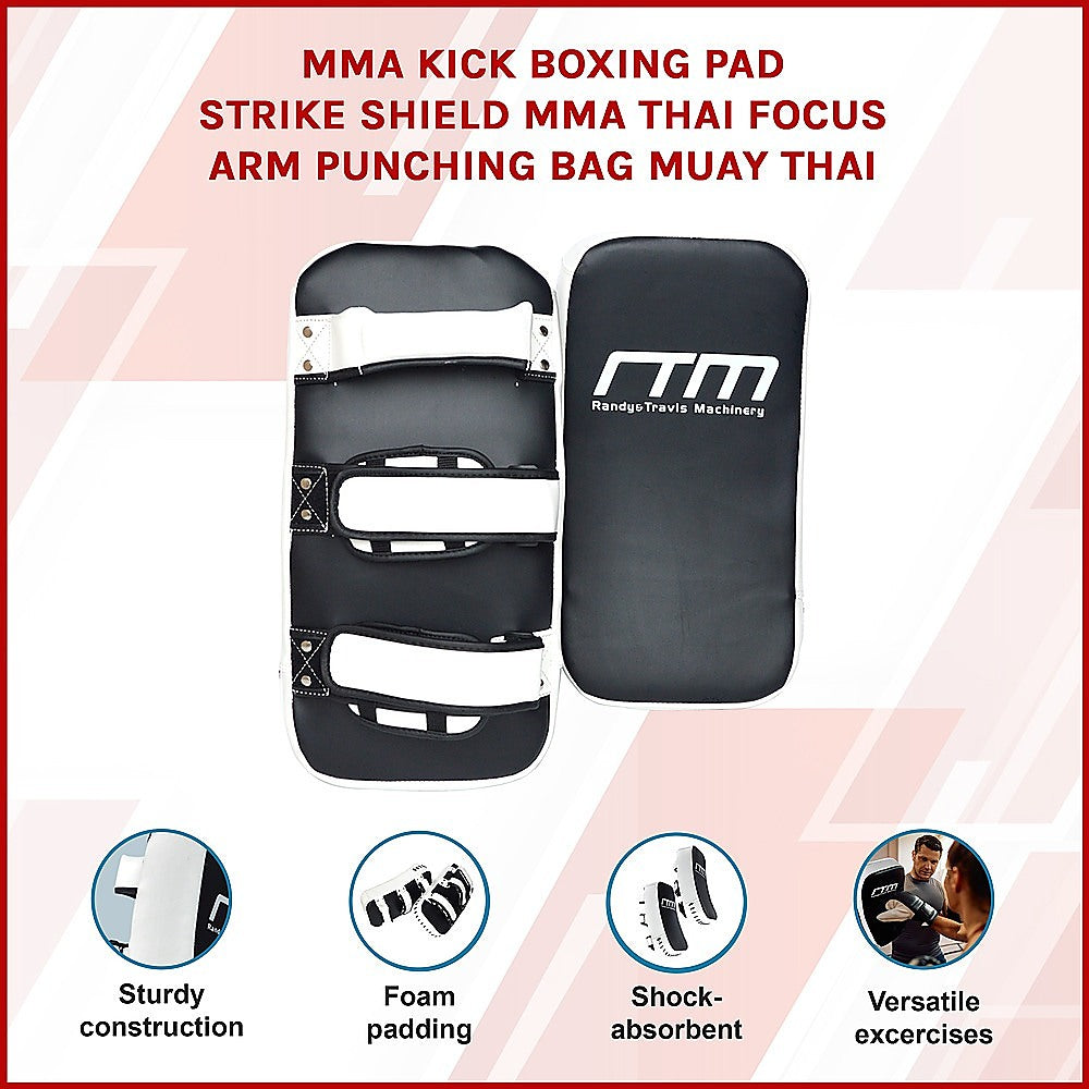 MMA Kick Boxing Pad Strike Shield MMA Thai Focus Arm Punching Bag Muay Thai-SA_Metro