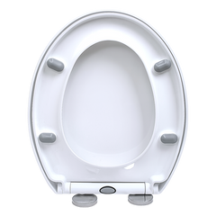 Quick Release Soft Close Toilet Seat White Bathroom Heavy Duty