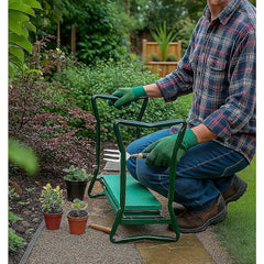 Garden Seat Folding Kneeler Bench Kneeling Soft Eva Pad