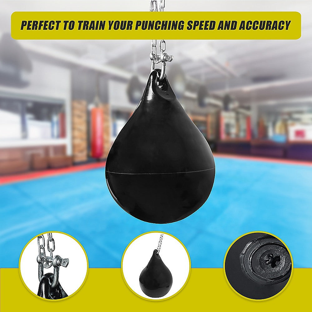 30L Water Punching Bag Aqua with D-Shackle and Chain-TAS_Metro