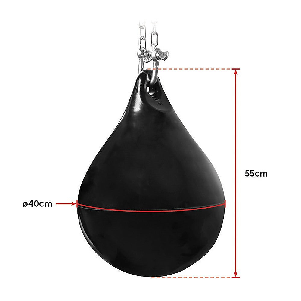 30L Water Punching Bag Aqua with D-Shackle and Chain-TAS_Metro