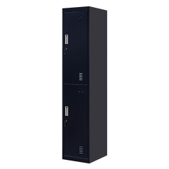 2-Door Vertical Locker for Office Gym Shed School Home Storage-NSW_Rural