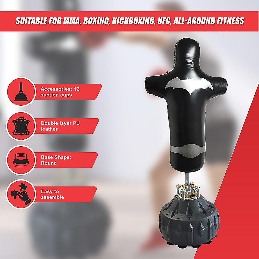 180cm Free Standing Boxing Punching Bag Stand MMA UFC Kick Fitness-NT_Metro