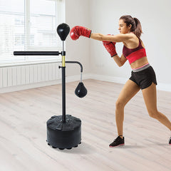 Free Standing Punching Bag Speedball Boxing Reflex Training Target Dummy Gym-QLD_Rural