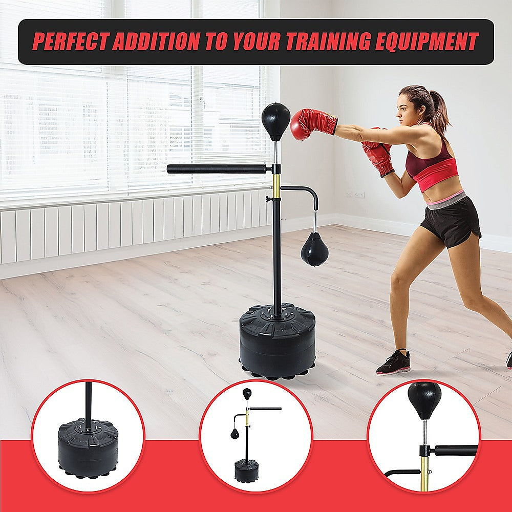 Free Standing Punching Bag Speedball Boxing Reflex Training Target Dummy Gym-NSW_Metro