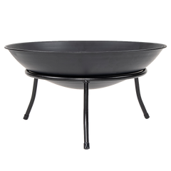 Iron Fire Bowl Traditional Log Fire Pit Outdoor Heating Camp Site Barbecue