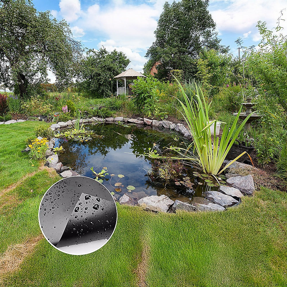 Fish Pond Liner 3 x 4.6m x 0.5mm Garden Pool Membrane Reinforced
