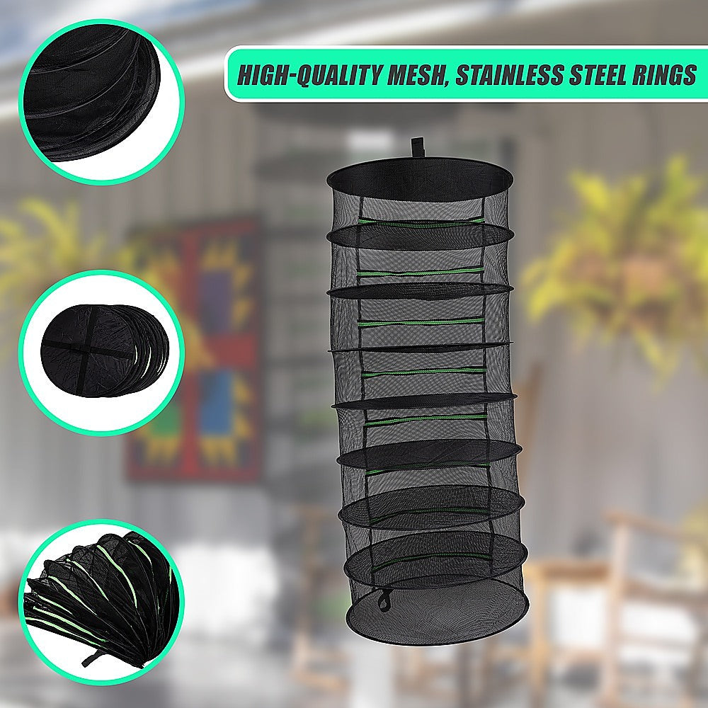 Herb Drying Rack Net 8 Layer Dryer Mesh Hanging Dryer Rack Zipper Dry Rack