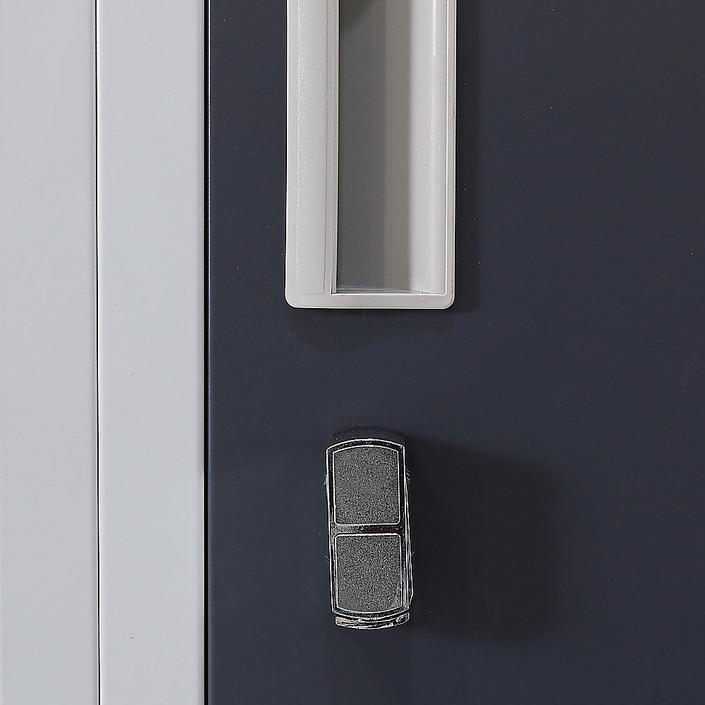 12-Door Locker for Office Gym Shed School Home Storage - Padlock-operated-TAS_Metro