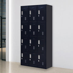 12-Door Locker for Office Gym Shed School Home Storage - Padlock-operated-NSW_Metro