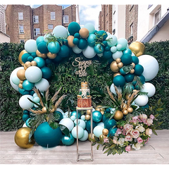 3M Gold Wedding Hoop Round Circle Arch Backdrop Flower Display Stand Frame Background
