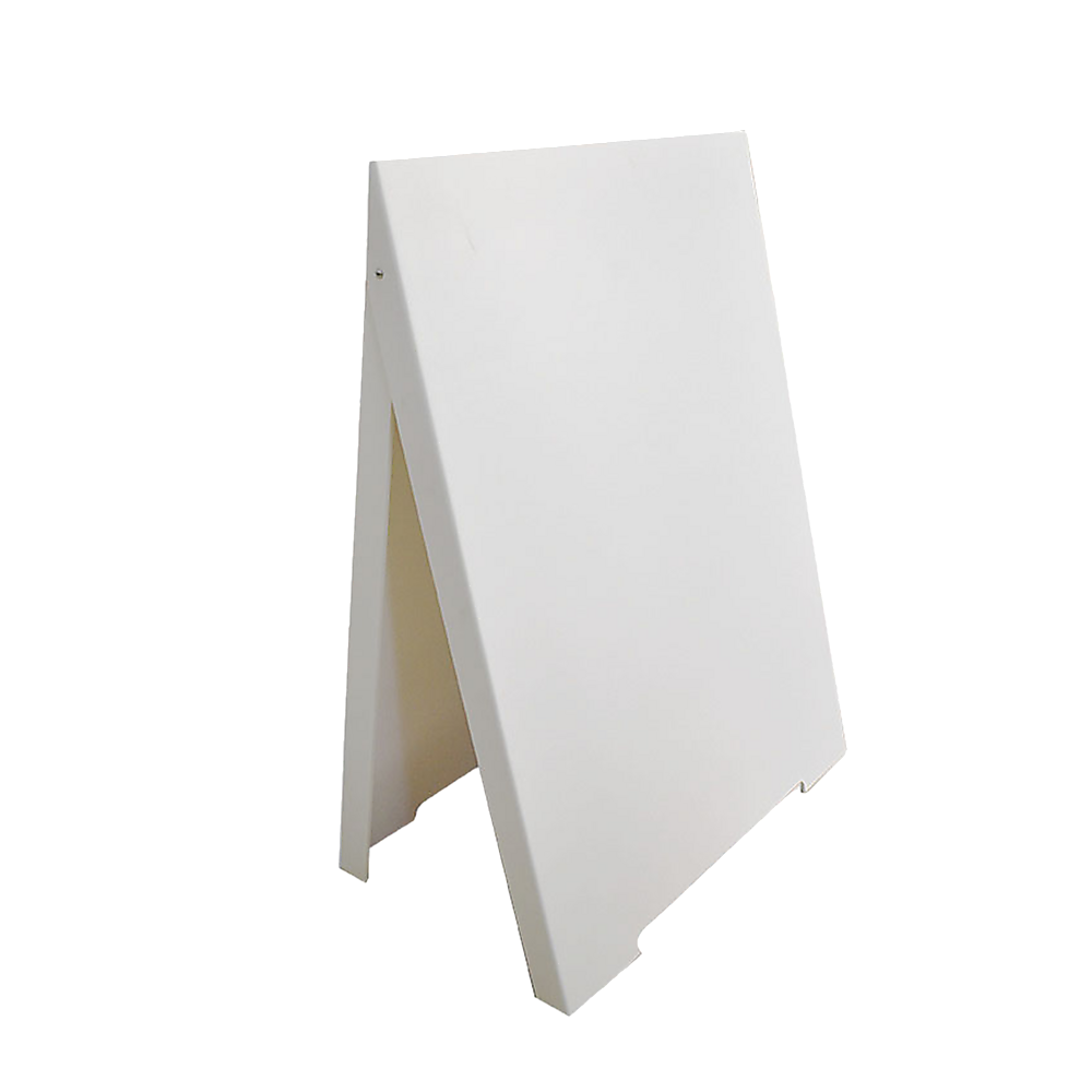 Double Side Sidewalk A-frame Sign Sandwich Board holds Graphic Plastic Panels