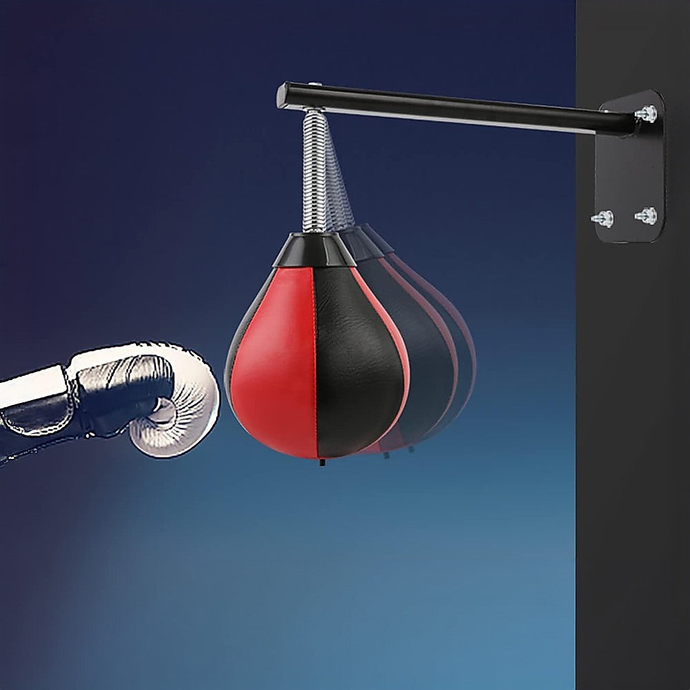 Speed Bag Boxing Punching Bag Wall Mount Reflex Training-QLD_Metro