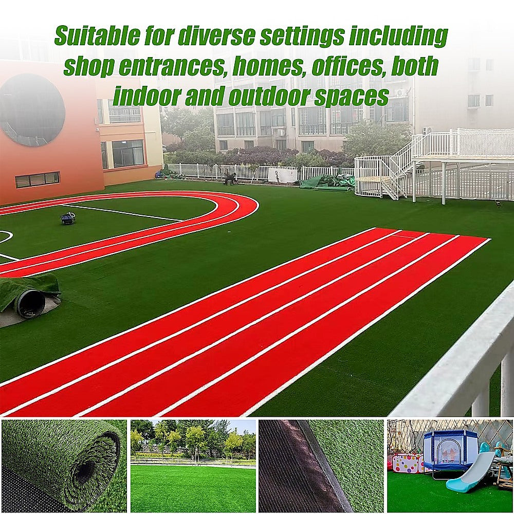 200cm x 250cm Lawn Turf Artificial Grass Mat Carpet Fake Synthetic Garden Landscape-QLD_Rural