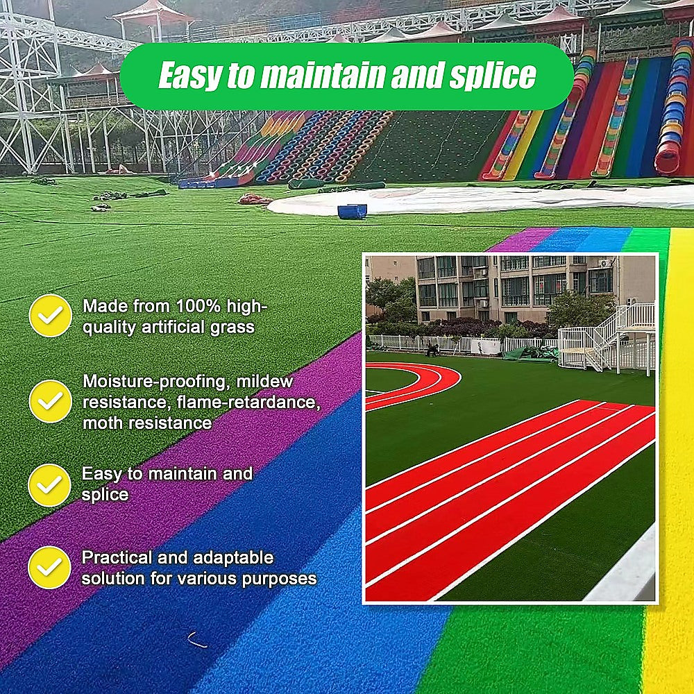 200cm x 250cm Lawn Turf Artificial Grass Mat Carpet Fake Synthetic Garden Landscape-SA_Rural