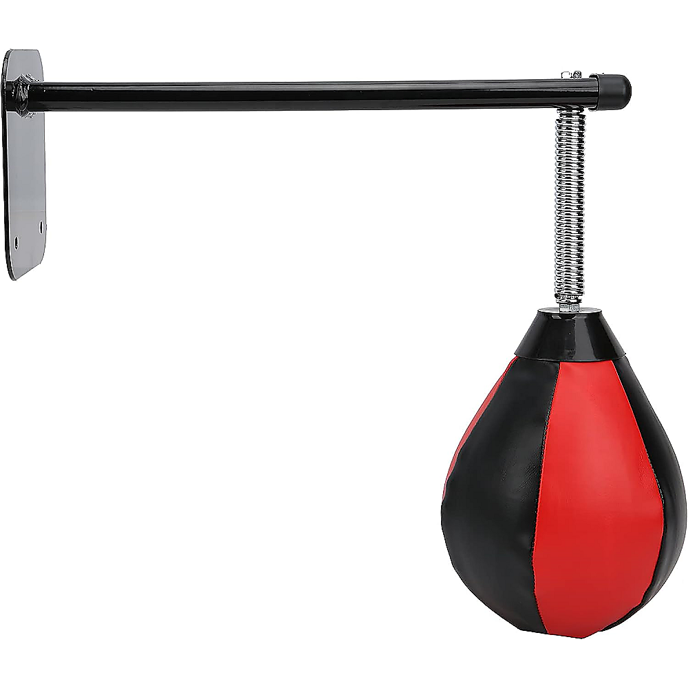 Wall Hanging Boxing Punching Bag Speed Training Stress Relief Kit with Wall Mount Bracket-ACT