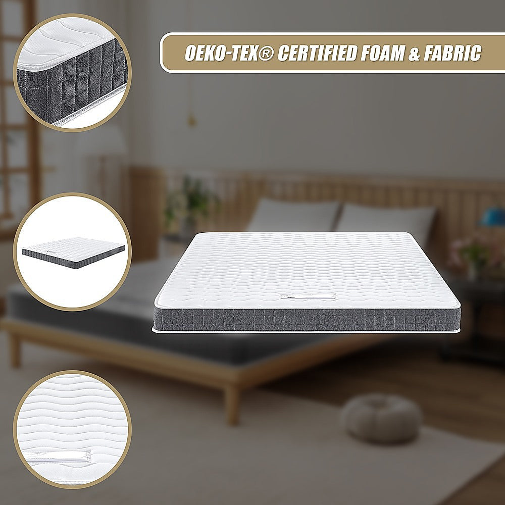 PALERMO King Memory Foam Mattress - OEKO-TEX & CertiPUR-US Certified