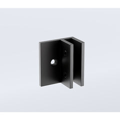 Glass-to-wall/floor Shower Screen F-bracket in Black