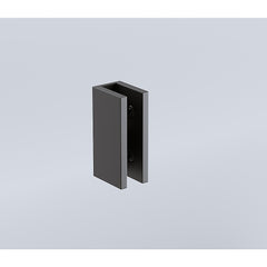 Glass-to-wall/floor Shower Screen U-bracket in Black