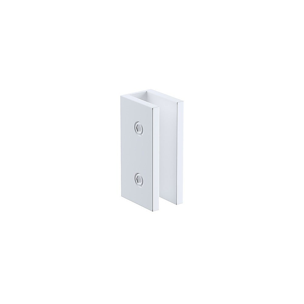 Glass-to-wall/floor Shower Screen U-bracket in White