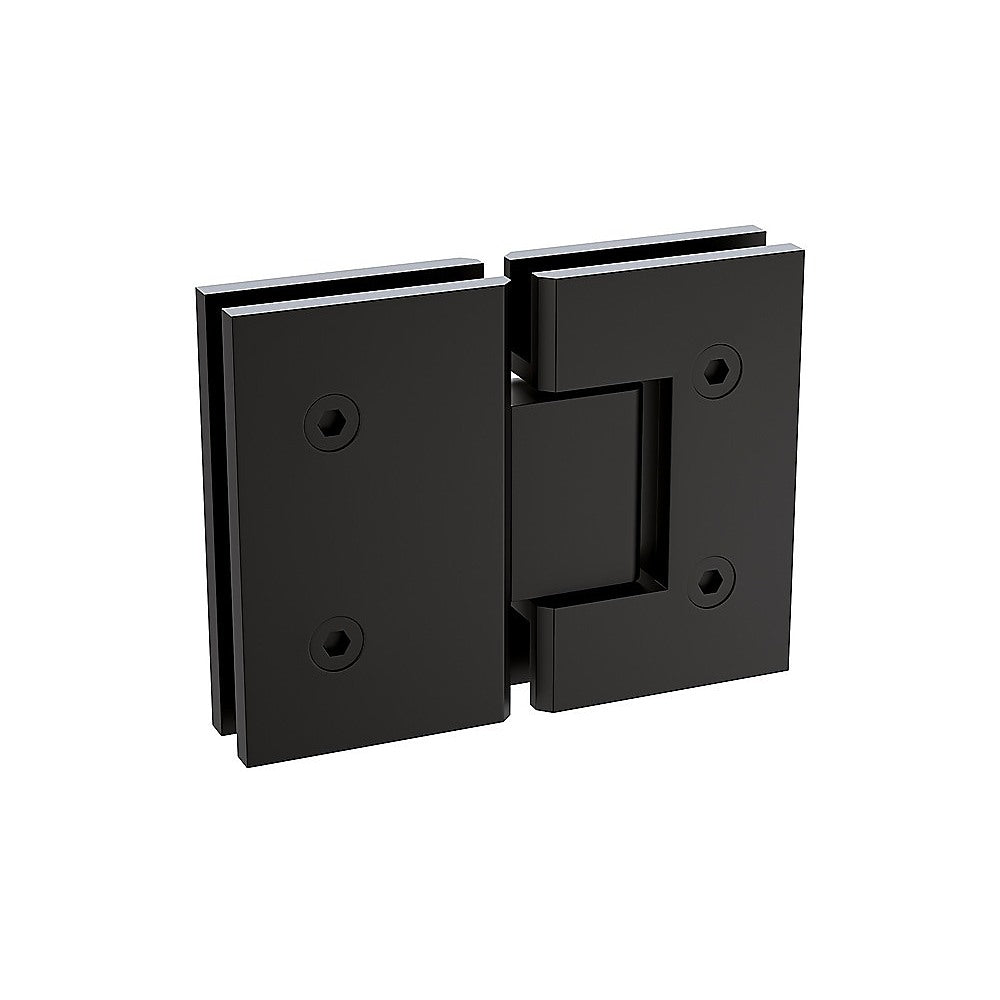 180å¡ Stainless steel Glass-to-Glass Shower Door Hinge in Black