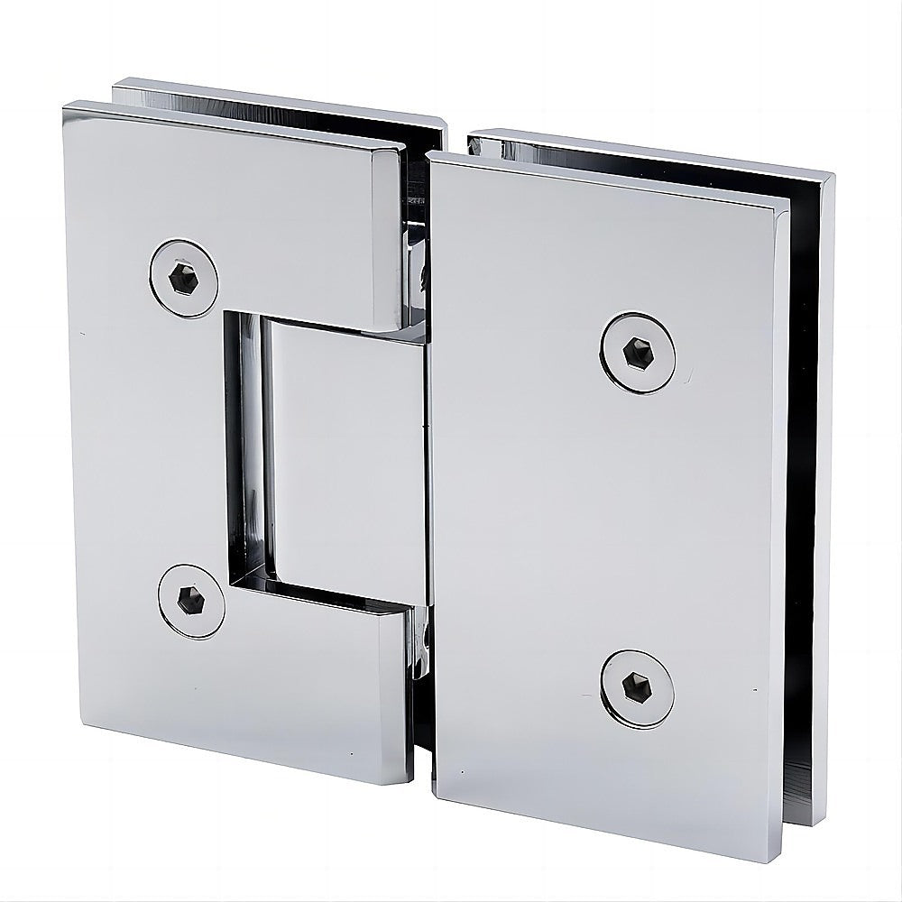 180å¡ Stainless steel Glass-to-Glass Shower Door Hinge in Chrome