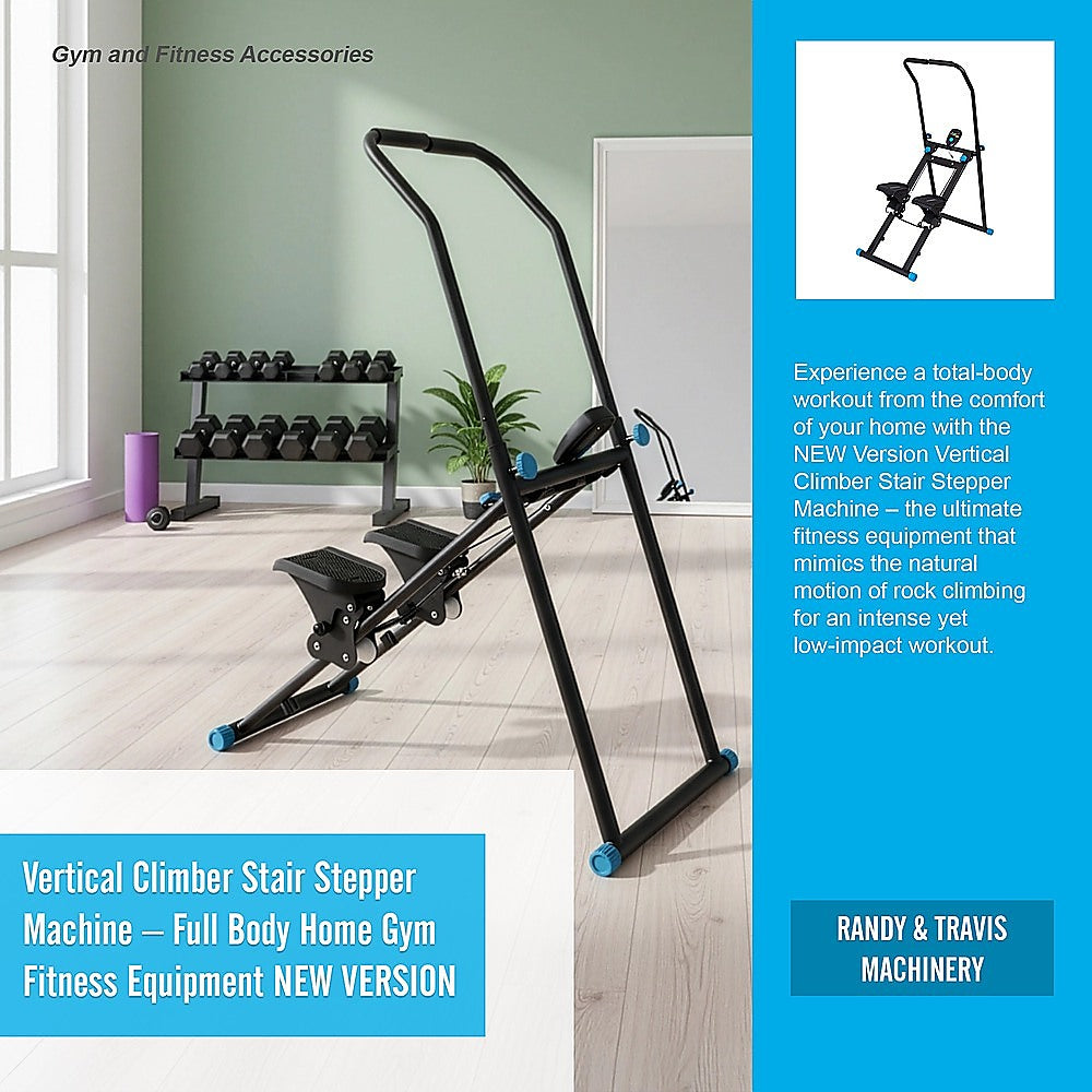 Vertical Climber Stair Stepper Machine – Full Body Home Gym Fitness Equipment NEW VERSION