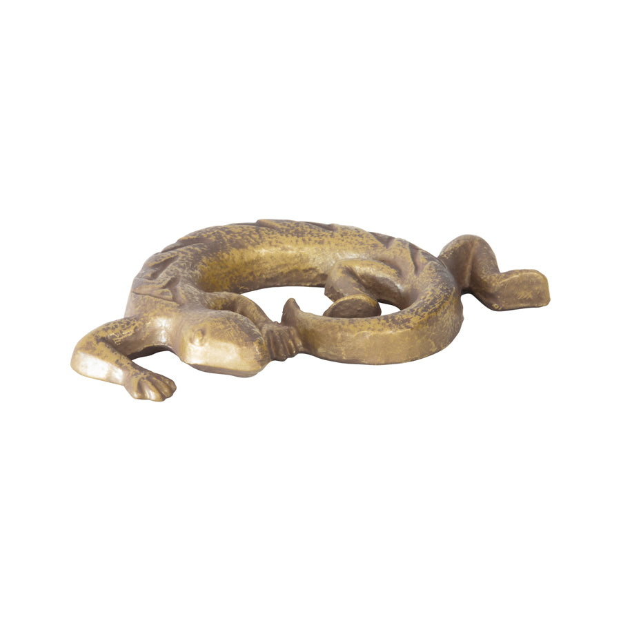 Curled Up Gecko Paperweight Decor 17cm