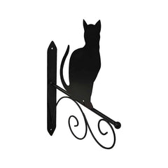 Cat Silhouette Wall Hook Bracket 35cm