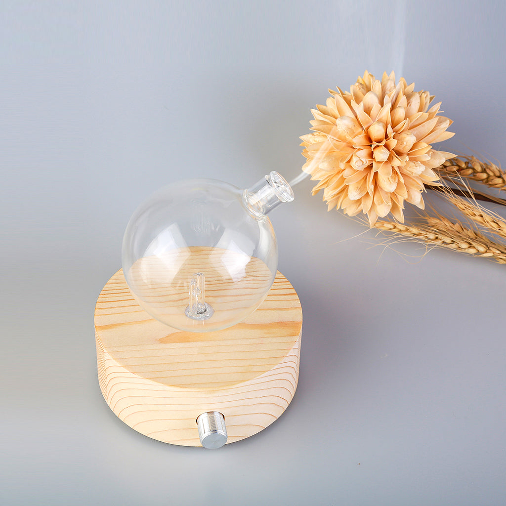 Geometry Round Nebuliser - Waterless Diffuser | Essential oil Burner | Aromatherapy| Home Fragrance