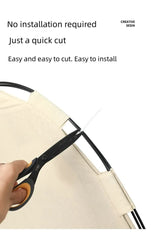 Outdoor Cat House,Pet Tent -Windproof and Dustproof Shelter for Small Pets, Apricot, Size: S  35*35*30cm