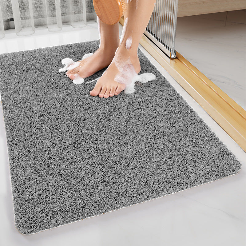 Gray Non-Slip Loofah-Style Bathroom Mat ‰ÛÒ Quick-Dry and Soft 40*60cm