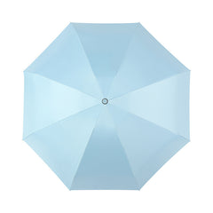 Purple Compact 5-Fold Umbrella with UV Protection, Wind Resistance, and Travel-Friendly Design