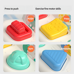 Animal Shape Sorter Toy - Educational Toy for Toddlers 18 Months and Above - Interactive Colorful Button Press Toy