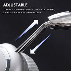 Blue Comfortable Bluetooth Over-Ear Headphones - Soft Earmuffs, Foldable Design, Stereo Sound