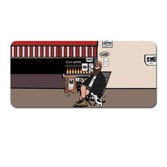 (90x40x0.4cm) Computer Desk Mat - Big Beard Uncle Series, Smooth Gaming Surface - Style 6