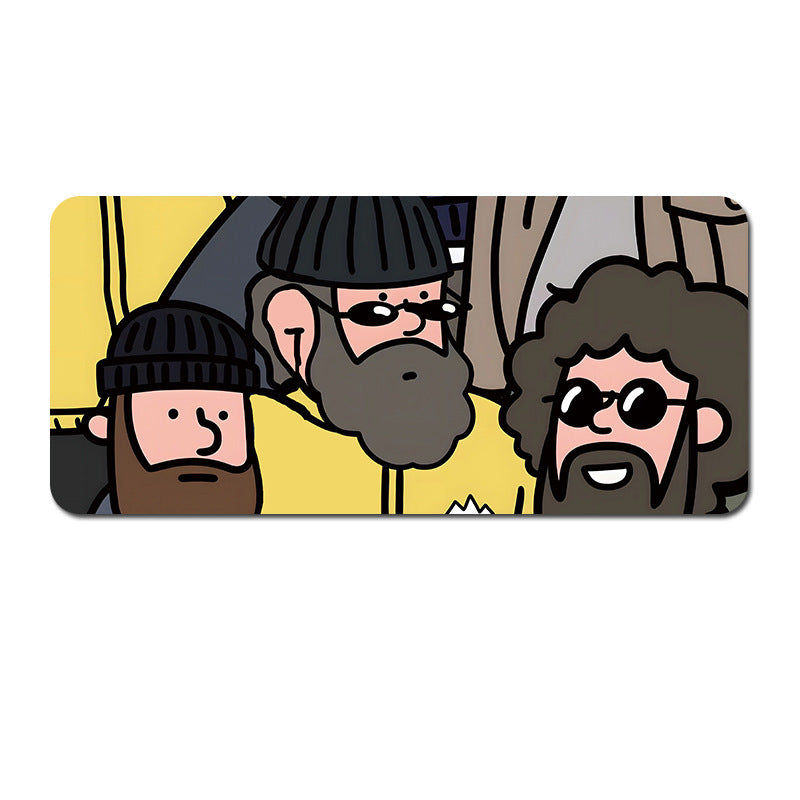 (80x30x0.4cm) Extra Large Computer Desk Mat - Uncle Beard Series - Style 1