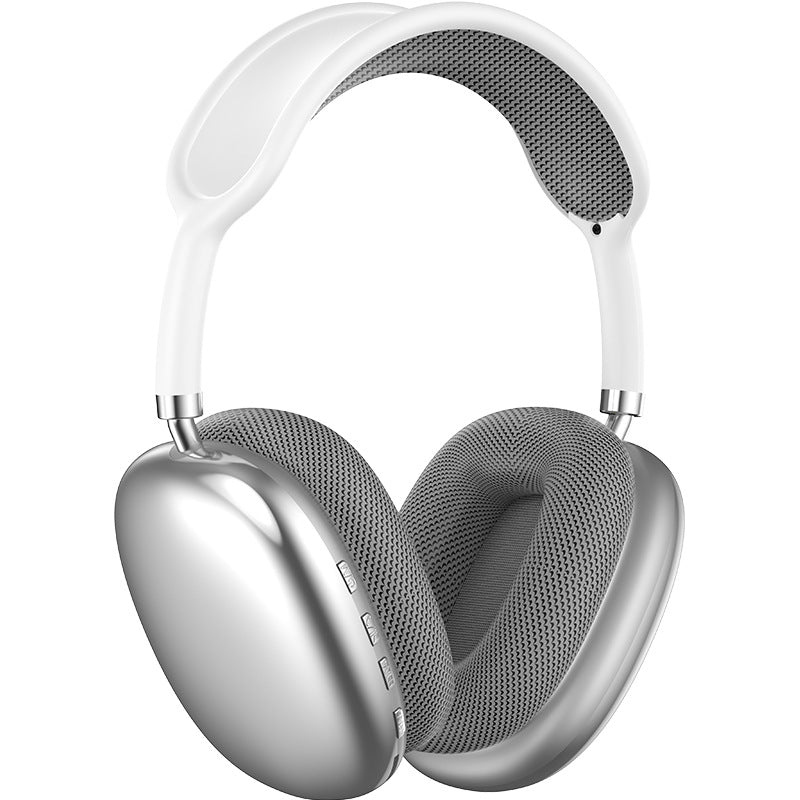 Silver Immersive 3D Audio Headphones - Wireless Over-Ear Comfort, Type-C Charging