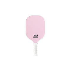 Pink Fiberglass Pickleball Paddle - Lightweight 215g with Anti-Slip TPU Grip for Outdoor Sports