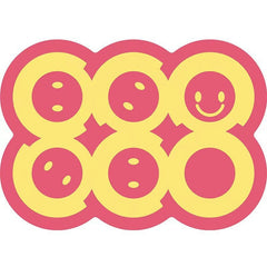 Style 2 Pink And Yellow Absorbent Diatomaceous Earth Pet Feeding Mat - Non-Slip & Quick Dry Placemat (50x80cm)