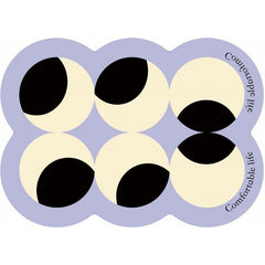 Style 3 Purple,White And Black Absorbent Diatomaceous Earth Pet Feeding Mat - Non-Slip & Quick Dry Placemat (50x80cm)