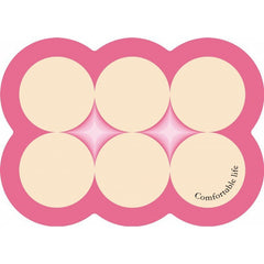 Style 4 Pink And Beige Absorbent Diatomaceous Earth Pet Feeding Mat - Non-Slip & Quick Dry Placemat (50x80cm)