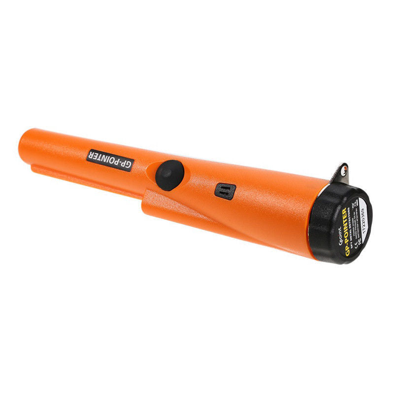 Orange High-Sensitivity Metal Detector Pinpointer - GP Pointer with Vibration and Audio Alert for Treasure Hunting