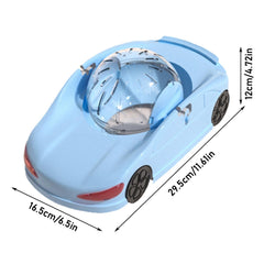 Blue Fun Hamster Racing Wheel Toy - Durable PP Plastic Exercise Wheel for Active Small Pets